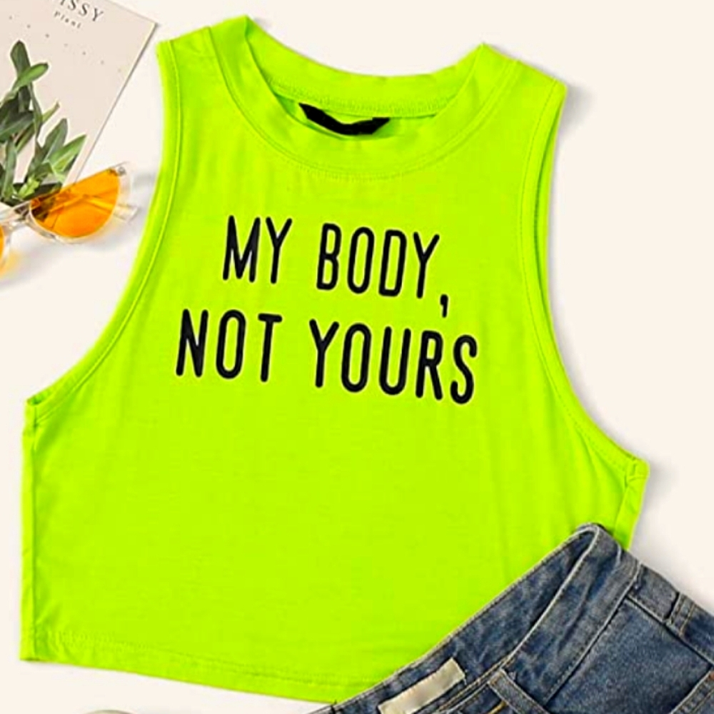 Sweaty rocks crop top